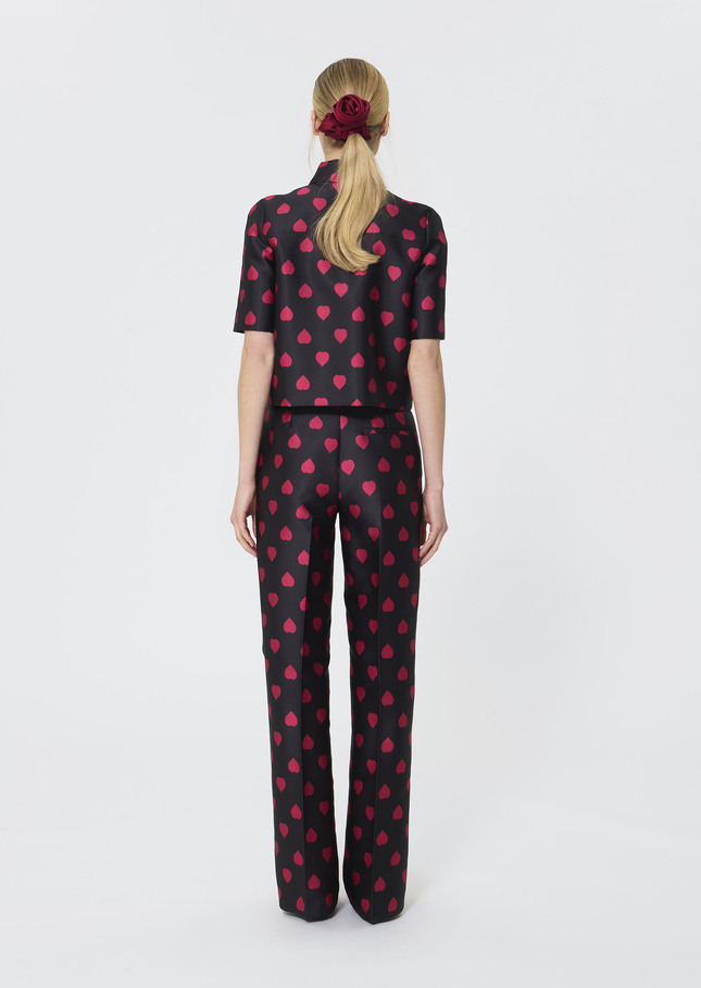 Chemise Carolane noire imprimé coeurs Noir TARA JARMON
