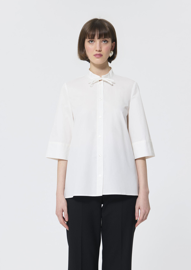 Chemise Clea blanche en popeline Blanc TARA JARMON