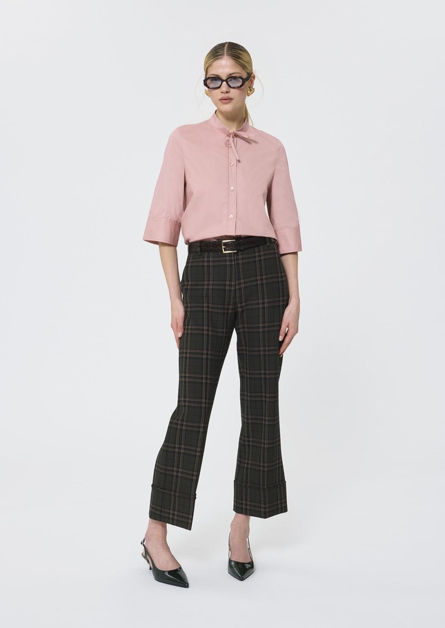 Chemise Clea rose pâle en popeline Blush TARA JARMON