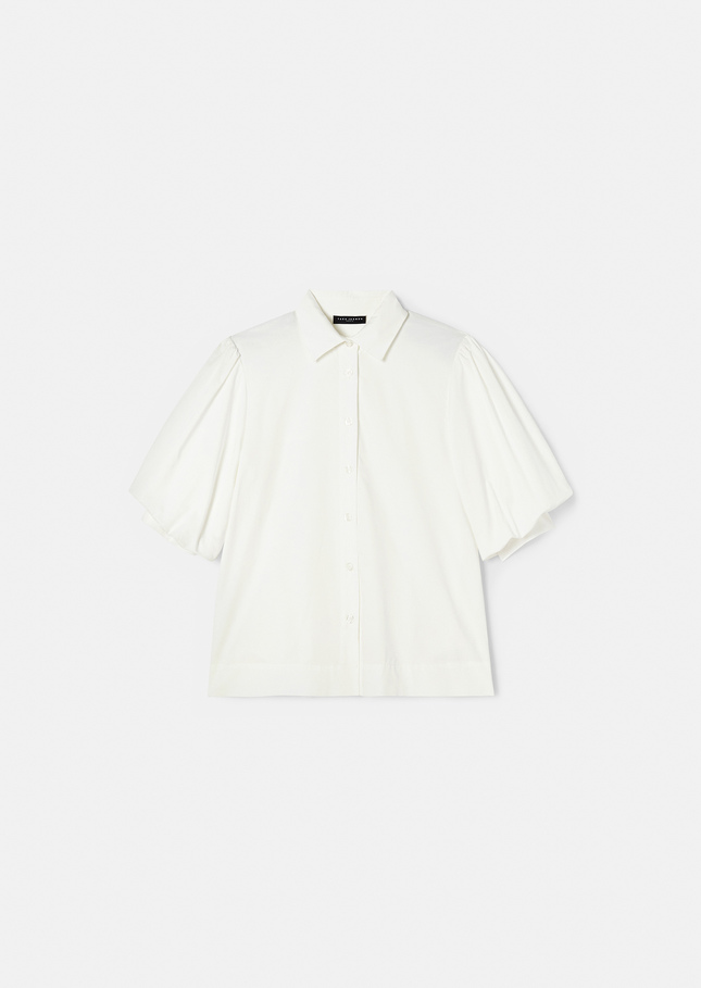 Chemise Calypso blanche en popeline Blanc TARA JARMON