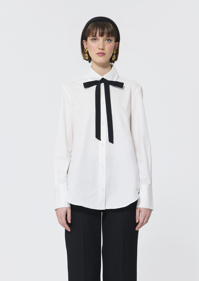 Chemise Clerissa blanche en popeline