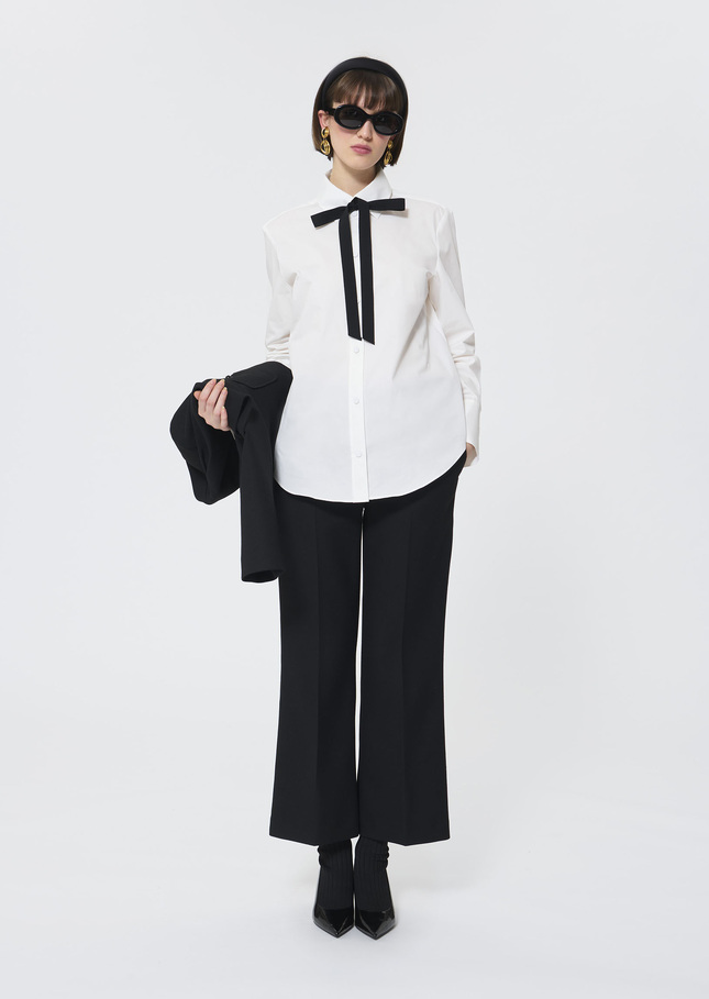 Chemise Clerissa blanche en popeline
