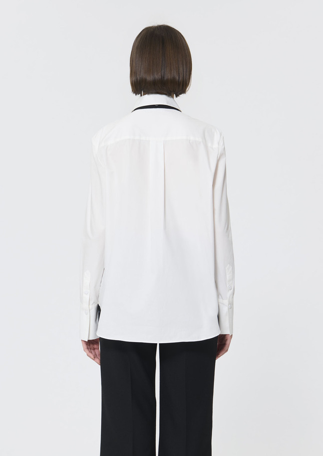 Chemise Clerissa blanche en popeline Blanc TARA JARMON