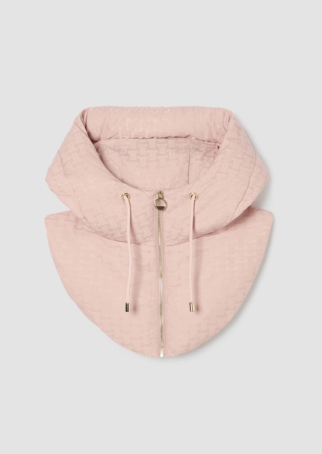 Capuche Daria amovible rose pâle Blush TARA JARMON