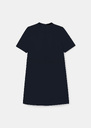 Robe bleu nuit en toile double Royce Nuit TARA JARMON
