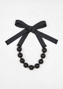 Collier Bella Noir Ecru, Noir TARA JARMON