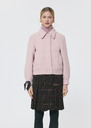 Blouson Beatrice rose en laine bouclettes Rose TARA JARMON
