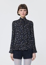 Chemise Colette bleu nuit imprimé fleuri Nuit TARA JARMON