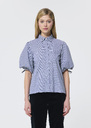 Chemise Caly bleu nuit en mini vichy Nuit TARA JARMON