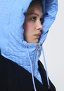 Capuche Daria amovible bleu ciel Blush, Grenat, Horizon, Jaune citron TARA JARMON