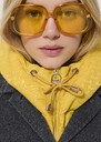 Capuche Daria amovible jaune citron Blush, Grenat, Horizon, Jaune citron TARA JARMON