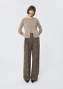 Gilet Ginno beige en laine Cafe au lait, Gris chine, Vert TARA JARMON