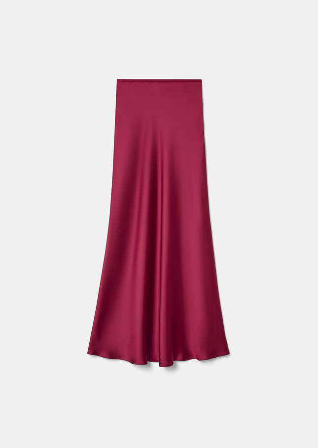 Jupe Jesta rouge en satin Grenat TARA JARMON
