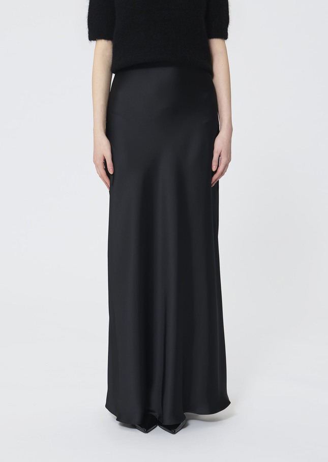 Jupe Jesta noire en satin Noir TARA JARMON