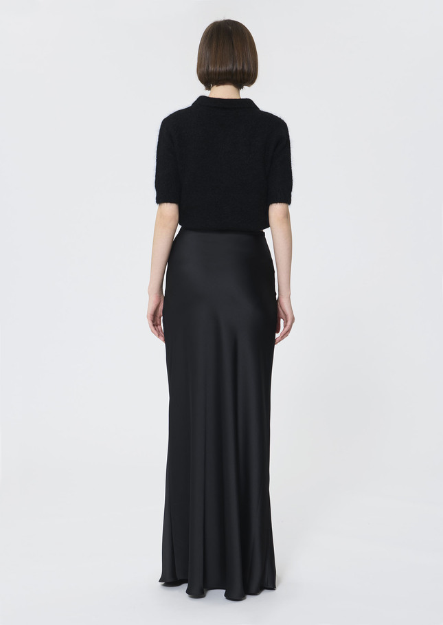 Jupe Jesta noire en satin Noir TARA JARMON
