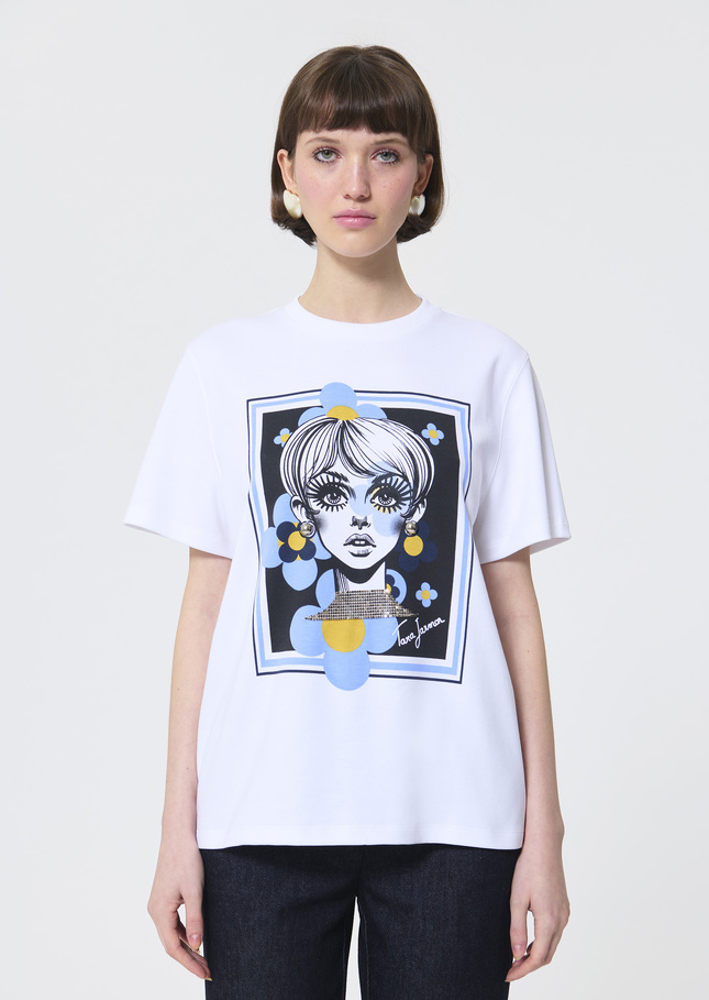 T-Shirt Taratwiggy blanc en coton Blanc TARA JARMON