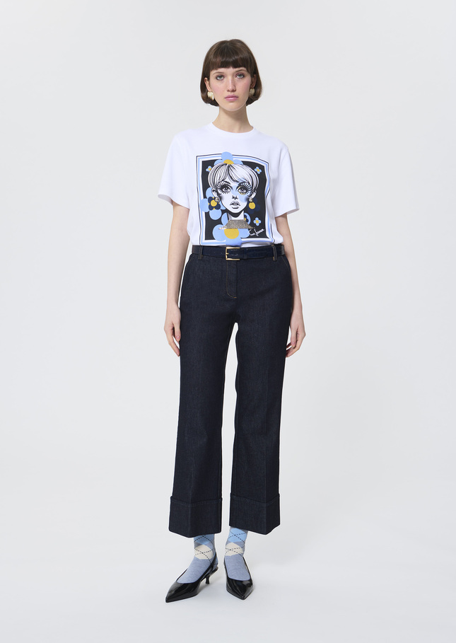 T-Shirt Taratwiggy blanc en coton Blanc TARA JARMON