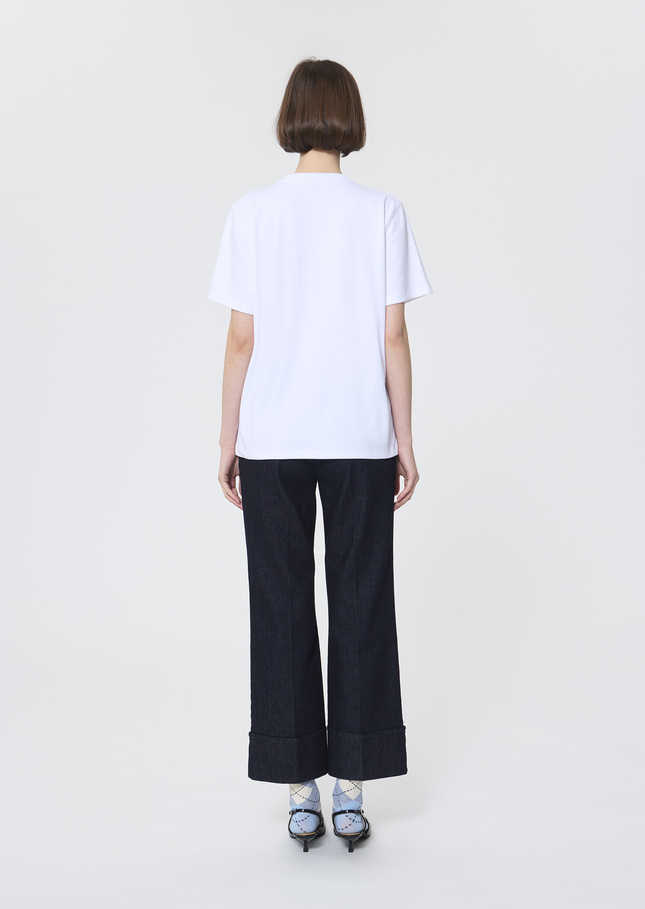 T-Shirt Taratwiggy blanc en coton Blanc TARA JARMON