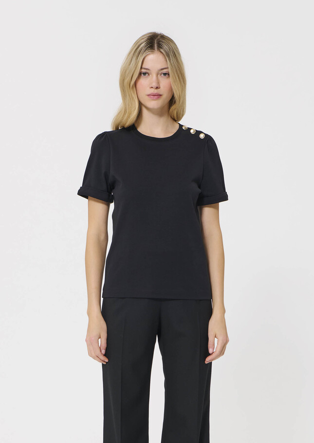 T-shirt Tampa Noir Noir TARA JARMON