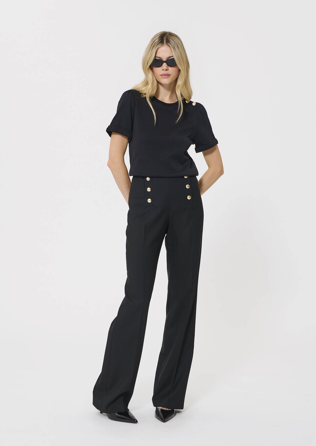 T-shirt Tampa Noir Noir TARA JARMON