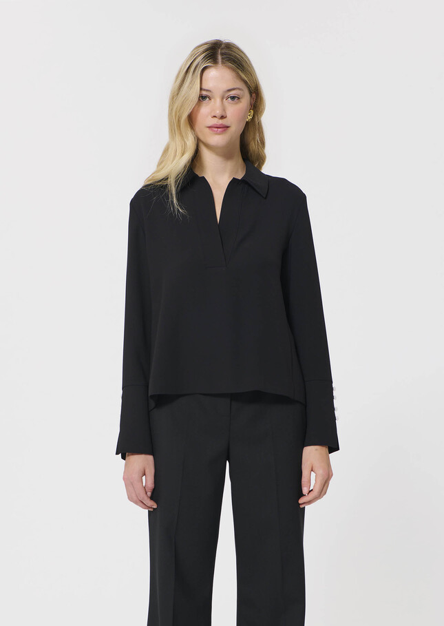 Top Tiphaine noir Noir TARA JARMON