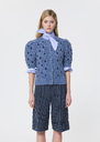 Gilet Georges bleu nuit en maille boutonnée Nuit TARA JARMON