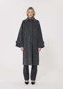 Manteau Mahe gris en laine double face Blush, Gris TARA JARMON
