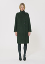 Manteau Mafalda vert en laine double face Nuit, Vert anglais TARA JARMON