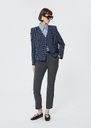 Pantalon Paxton gris en toile double Gris, Taupe TARA JARMON