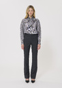 Pantalon Papillon gris chiné en flanelle Cactus, Gris chine, Horizon TARA JARMON