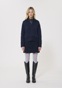 Pull Paola bleu nuit en laine Ecru, Horizon, Nuit, Taupe TARA JARMON