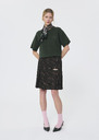 Pull Pamelia vert en laine merinos compacte Vert TARA JARMON