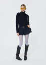 Pull Palia bleu nuit en laine merinos et alpaga Blush, Jaune citron, Nuit TARA JARMON