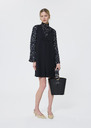 Robe Raphaelle bleu nuit en laine Nuit TARA JARMON