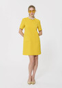 Robe Renata jaune en toile double Jaune citron TARA JARMON