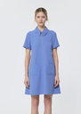 Robe Rubina bleu ciel en toile double Gris, Horizon, Noir, Taupe TARA JARMON