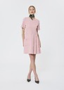 Robe Rosella rose pâle en crêpe Blush, Nuit TARA JARMON