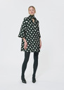 Robe Ross verte imprimée coeurs Cactus, Grenat, Jaune citron, Nuit, Vert TARA JARMON