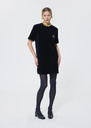 Robe Romie bleu nuit en velours Nuit TARA JARMON
