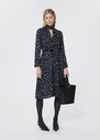 Robe Rufus bleu nuit imprimé fleurs Nuit TARA JARMON
