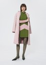 Robe Respect vert en toile double Cactus TARA JARMON