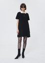 Robe pull Ruiz noire en maille Noir TARA JARMON