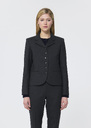 Veste Valoma gris chiné en flanelle Gris chine TARA JARMON