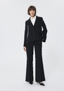 Veste Vincent noire en laine froide Grenat, Noir TARA JARMON