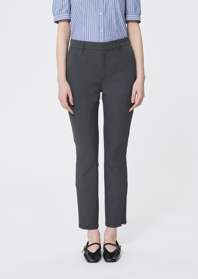 Pantalon Paxton gris en toile double Gris TARA JARMON