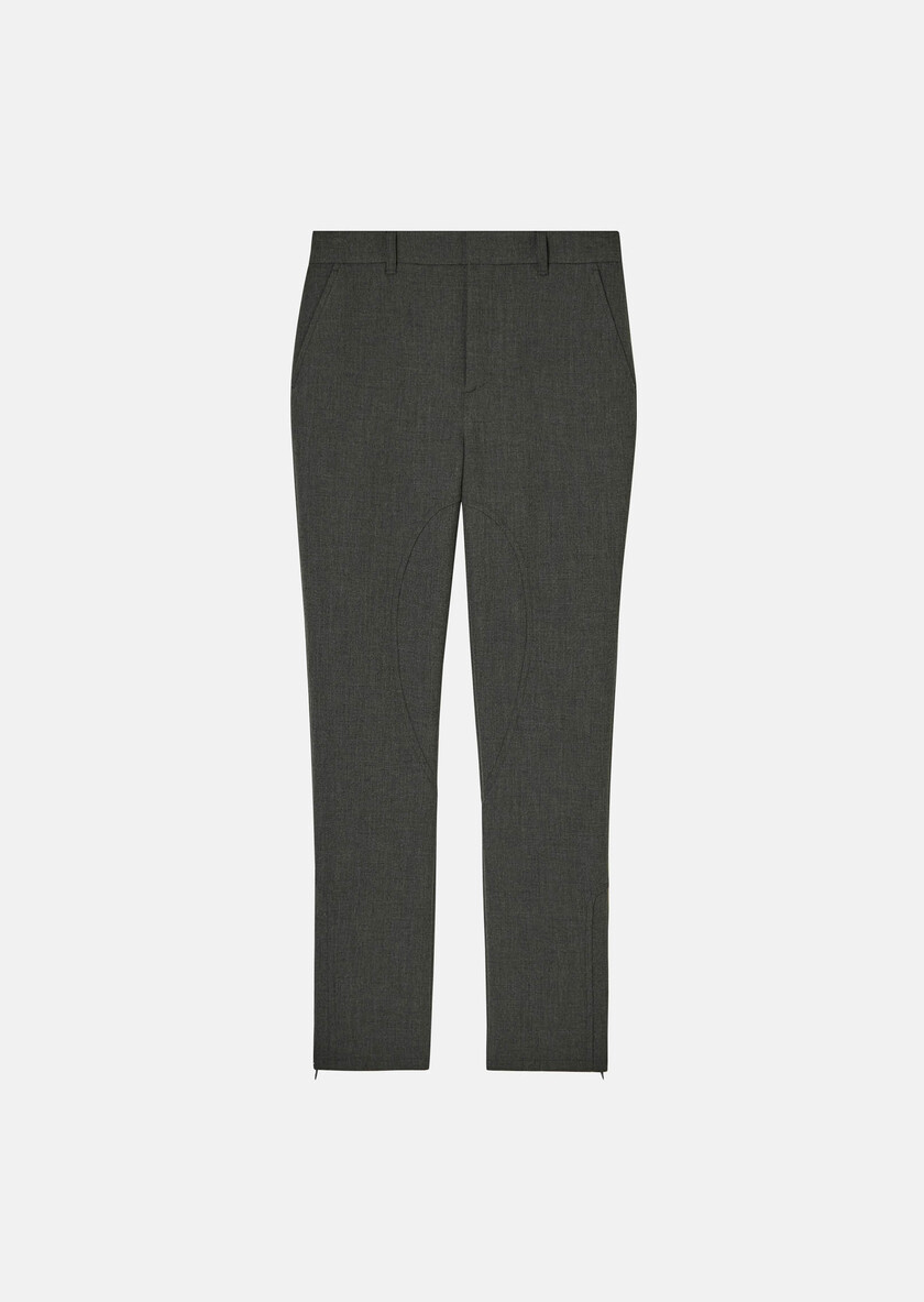 Pantalon Paxton gris en toile double Gris TARA JARMON