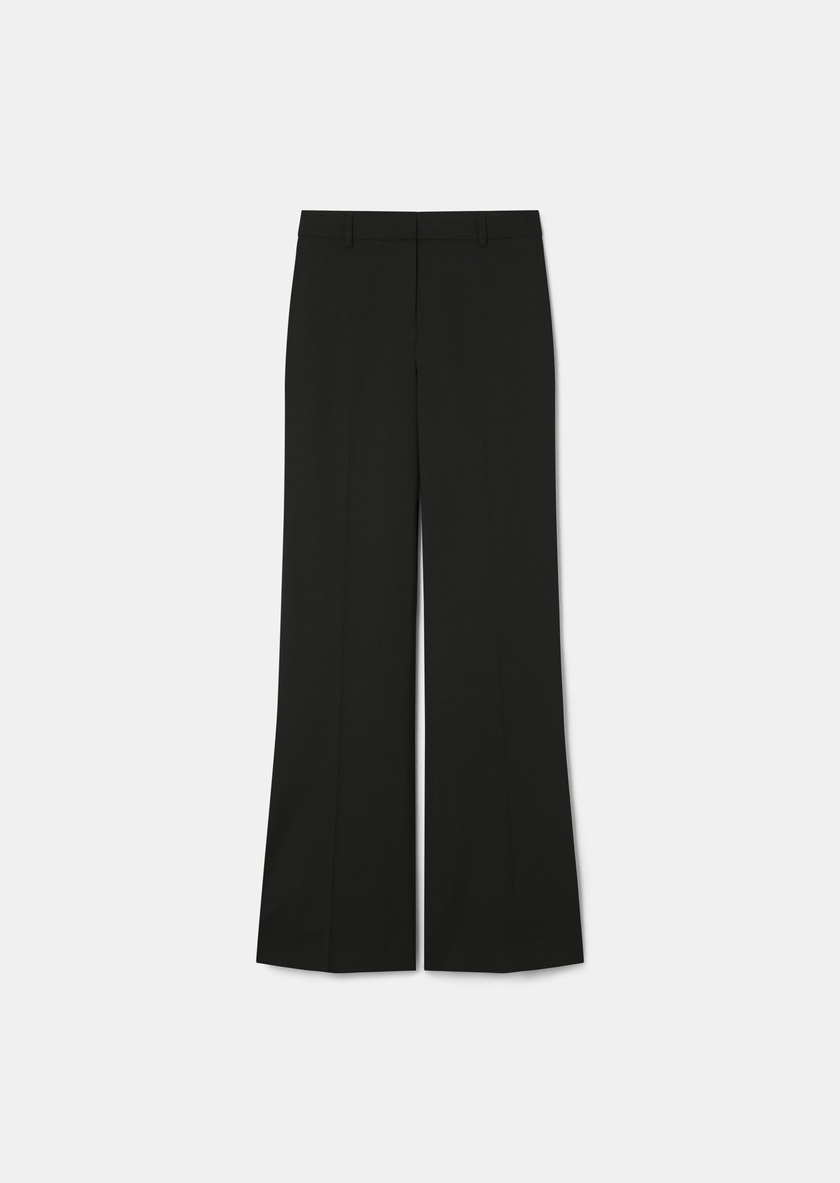 Pantalon Patrice noir en laine froide Noir TARA JARMON