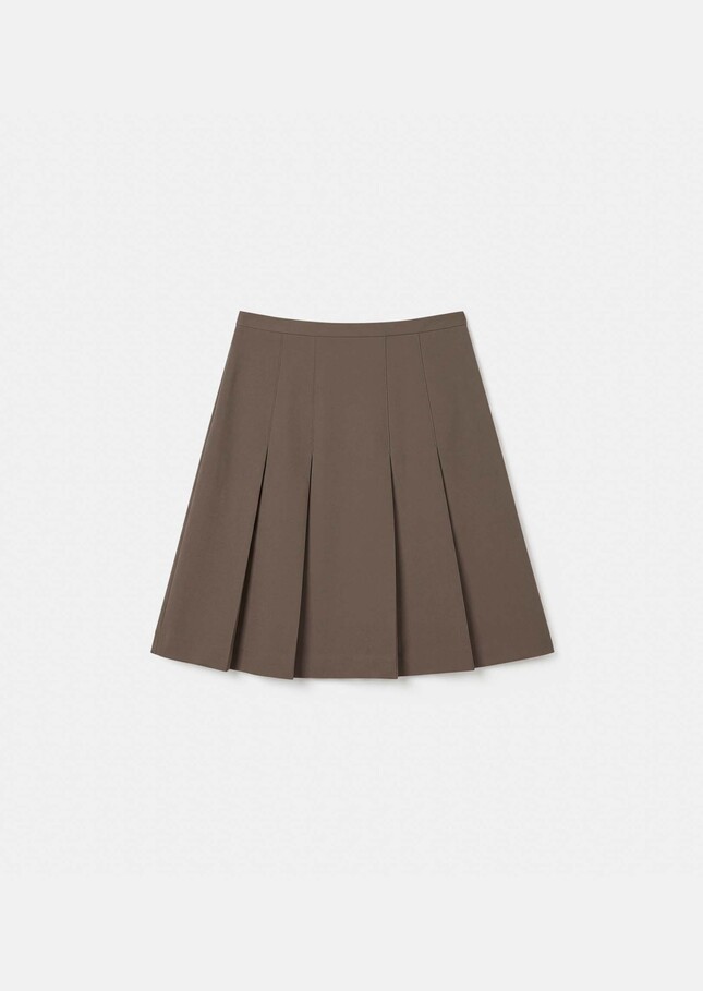 Jupe Jeanne beige taupe Taupe TARA JARMON