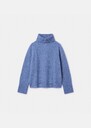 Pull Pocciolia bleu ciel en laine et alpaga Blush, Ecru, Horizon, Noir TARA JARMON