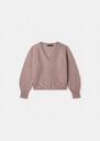 Pull Paz rose pâle en laine et alpaga Amande, Blush, Ecru, Horizon, Jaune citron, Noir, Nuit, Vieux rose TARA JARMON